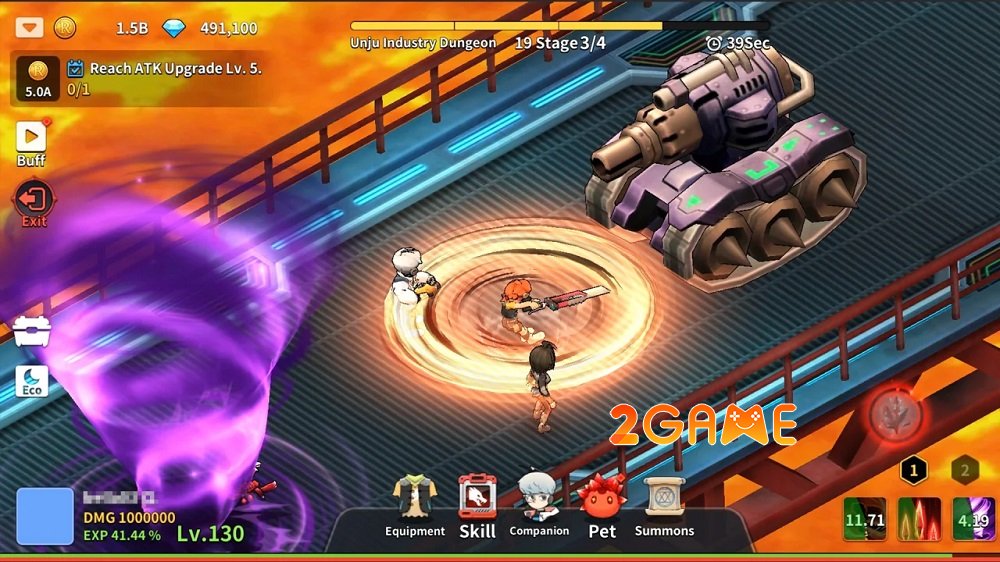 reddesertteamrpg-1 Red Desert: Team RPG là game mobile nhập vai nhàn rỗi kết hợp game chạy phiêu lưu