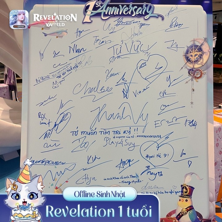 Revelation - Thiên Dụ và buổi offline mừng sinh nhật 1 tuổi đầy ấn tượng