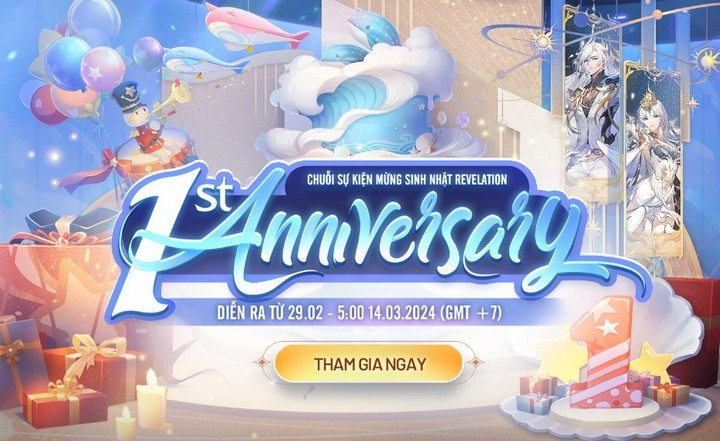 Revelation: Thiên Dụ ra mắt phiên bản 2.5 nhân dịp kỷ niệm 1 năm Revelation: Thiên Dụ ra mắt phiên bản 2.5 nhân dịp kỷ niệm 1 năm
