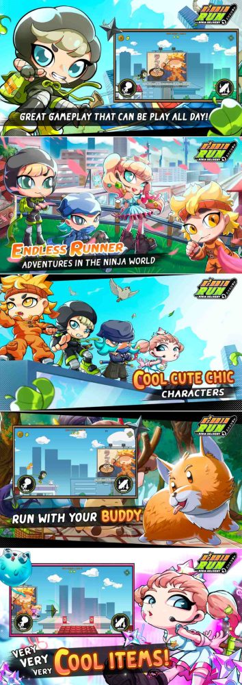NinNinRun : NINJA DELIVERY - Game chạy đua vui nhộn trên nền tảng Android và IOS rokbbwe