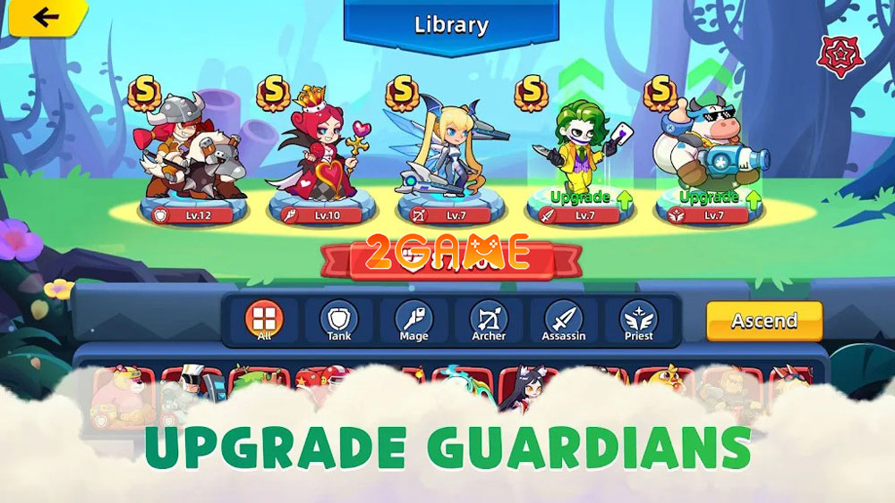 Chỉ huy đội quân anh hùng chống lại kẻ thù đáng yêu trong game thủ thành Royal Guardians royal guardians 4