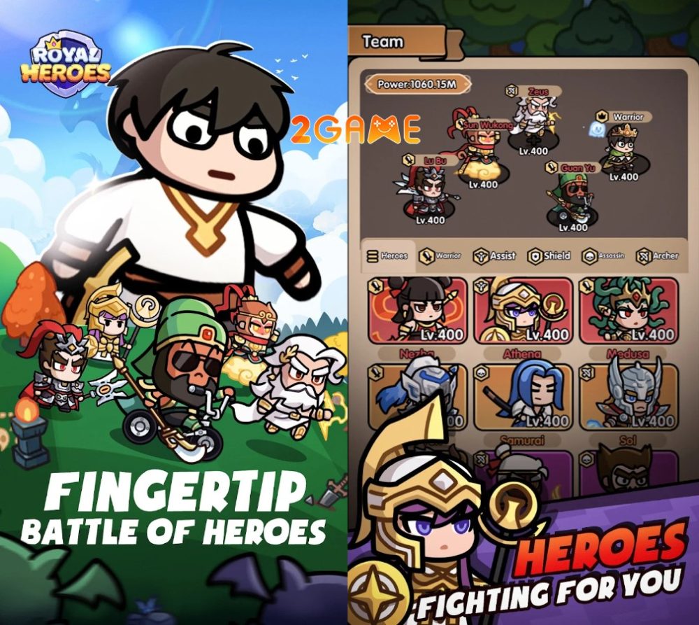 royal-heroes-2 Gặp gỡ các nhân vật quen thuộc trong game mở rương Royal Heroes