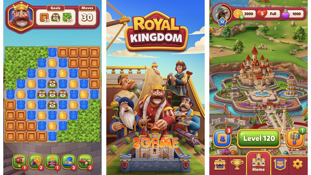 Lối chơi match 3 lôi cuốn của Royal Kingdom biến đây thành một ứng viên trong top game mobile 2023 bạn không thể bỏ qua Lối chơi match 3 lôi cuốn của Royal Kingdom biến đây thành một ứng viên trong top game mobile 2023 bạn không thể bỏ qua
