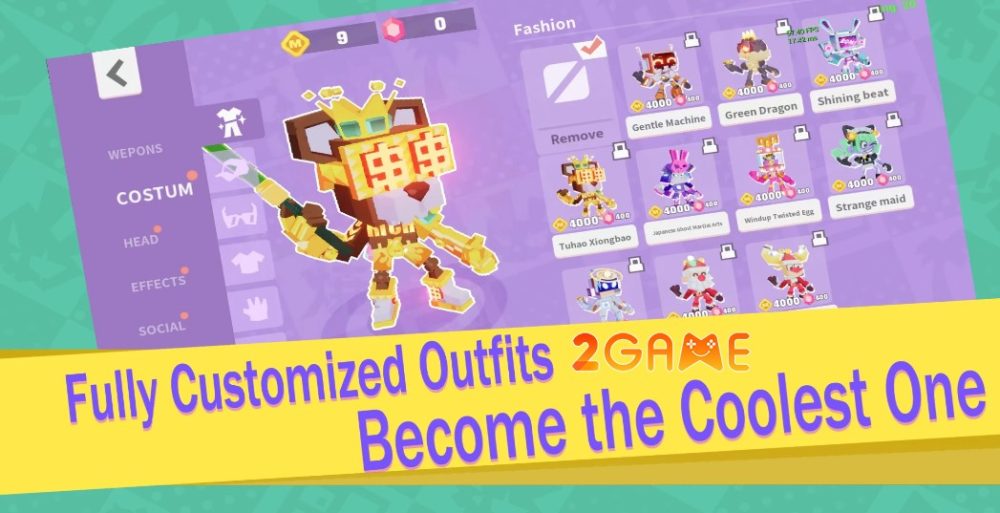 rush-minutes-3 Hàng loạt các bộ trang phục và vũ khí trong game Rush Minutes đang chờ bạn mở khóa