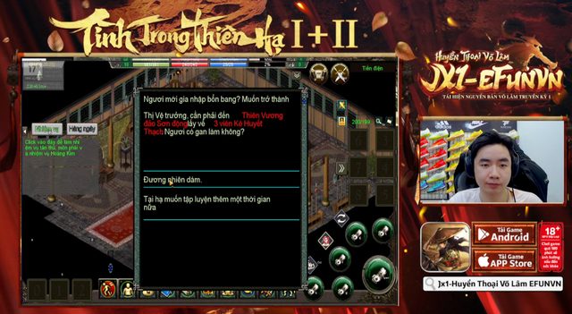 Hàng loạt KOLs livestream JX1 Efunvn Mobile, điều hiếm thấy của thị trường game nhập vai kiếm hiệp - Ảnh 5. Hàng loạt KOLs livestream JX1 Efunvn Mobile, điều hiếm thấy của thị trường game nhập vai kiếm hiệp - Ảnh 5.