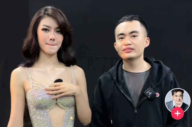 Chịu chi để "tăng size" vòng 1, hot TikToker có hành động lạ đáng chú ý khi lên sóng - Ảnh 3. Chịu chi để "tăng size" vòng 1, hot TikToker có hành động lạ đáng chú ý khi lên sóng - Ảnh 3.