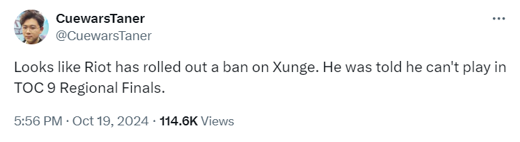 screenshot_4-3 Nhà cựu vô địch TFT mùa 7 Xunge bất ngờ bị cấm tham dự giải đấu vì “chia sẽ tài khoản” screenshot 4 3