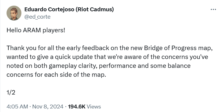 screenshot_4 LMHT: Bản đồ ARAM mới Cầu Tiến Bộ bị chê thậm tệ, Riot phải hứa sửa ngay sau 2 ngày screenshot 4