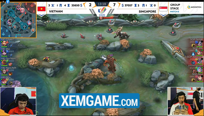 sea-games-31-mobile-legends-ngay-dau-4 SEA Games 31 ngày đầu tiên: Mobile Legends: Bang Bang VNG Việt Nam cầm hòa đối thủ duyên nợ sea games 31 mobile legends ngay dau 4