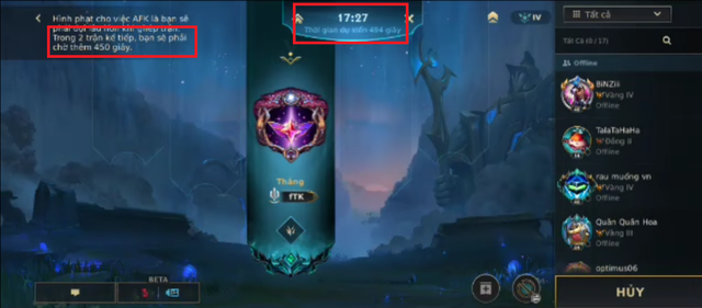 Tài khoản Tốc Chiến nhận “quả báo” vì phá game quá nhiều, án phạt khiến người xem muốn thương cũng khó - Ảnh 2. Tài khoản Tốc Chiến nhận “quả báo” vì phá game quá nhiều, án phạt khiến người xem muốn thương cũng khó - Ảnh 2.