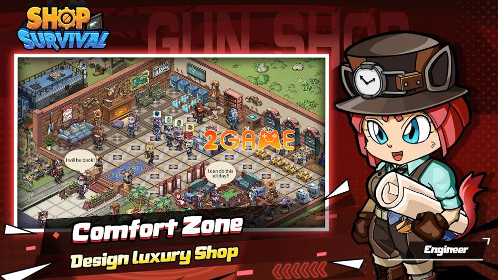 Bạn sẽ được làm chủ cửa hàng rộng lớn trong game Shop Survival Bạn sẽ được làm chủ cửa hàng rộng lớn trong game Shop Survival