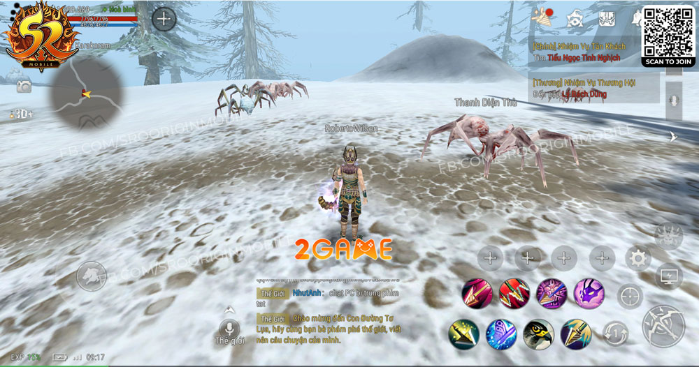 Bối cảnh quen thuộc của game Silkroad Online Origin Mobile