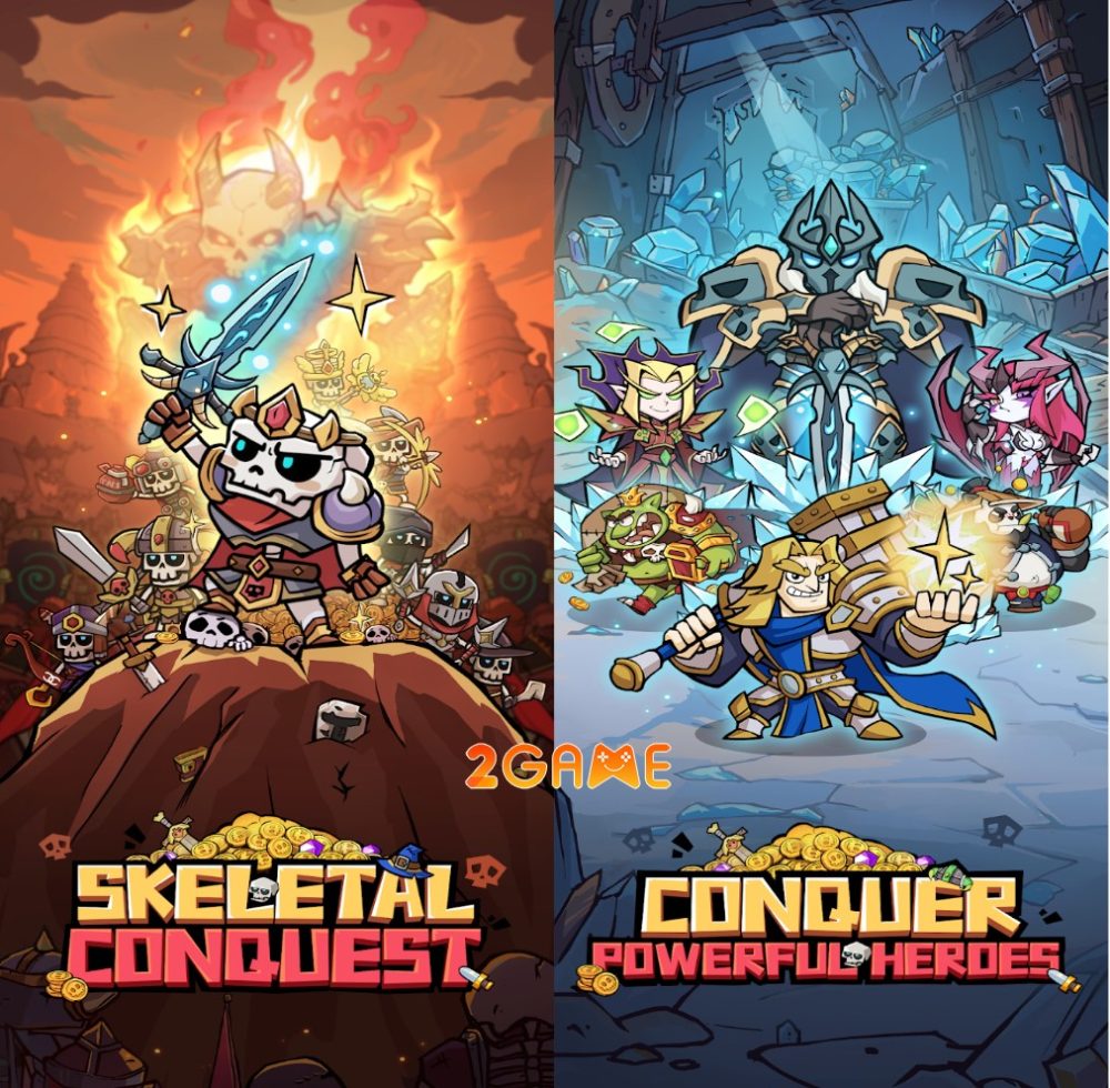 skeletal-conquest-1 Trở thành Vua Khô Lâu vĩ đại trong game Skeletal Conquest skeletal conquest 1