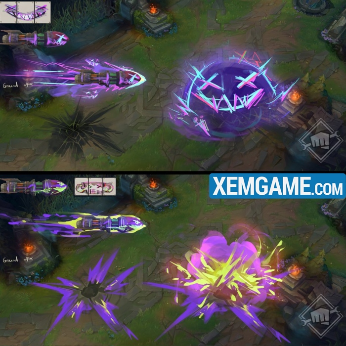 skin-jinx-gacha LMHT: Riot chính thức ra skin gacha đầu tiên, nhiều hiệu ứng độc đáo và siêu đắt đỏ skin jinx gacha