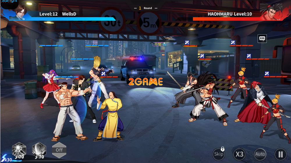 Một trận đấu trong game SNK: Fighting Masters Một trận đấu trong game SNK: Fighting Masters