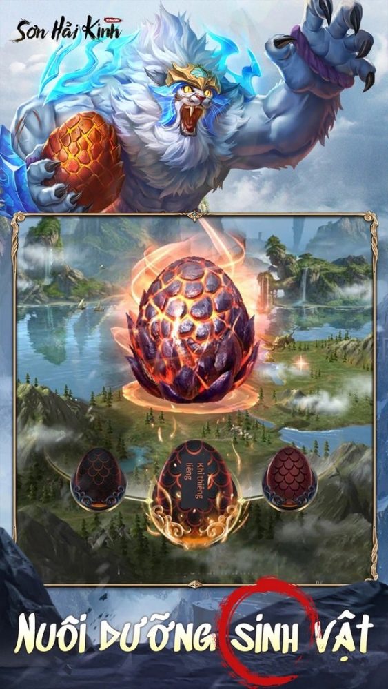 Đắm chìm trong thế giới thần thoại Trung cổ tuyệt đẹp trong Sơn Hải Kinh 3D Mobile