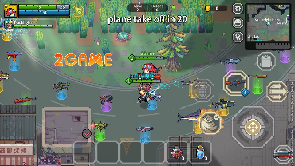 Đủ loại vũ khí cho người chơi khám phá trong game Soulknight Arena