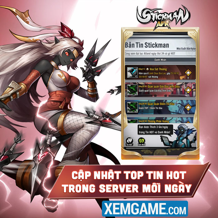 Stickman AFK mở đăng ký tải sớm, tiết lộ thông tin ngày ra mắt stickman afk 2