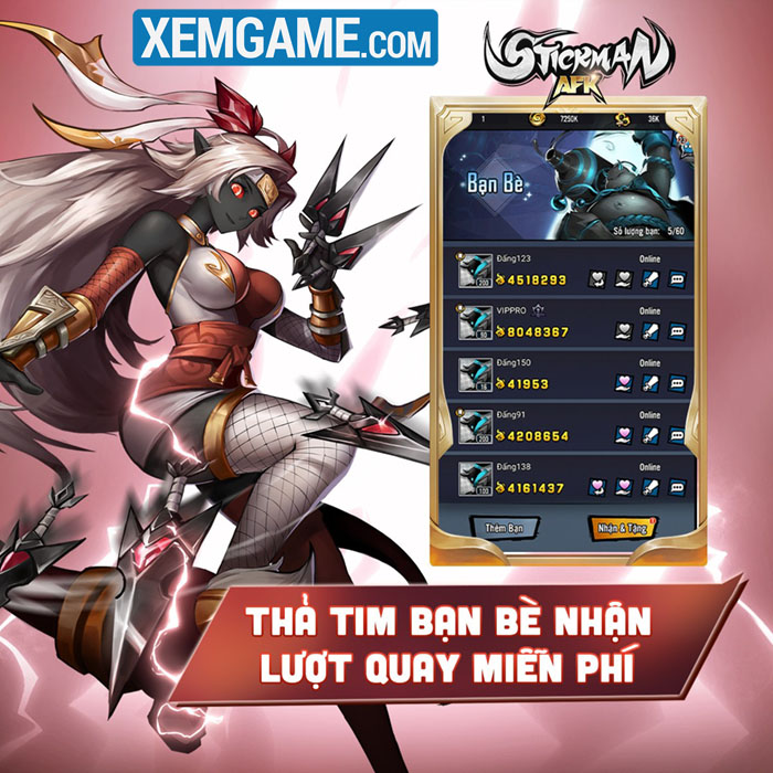 Nhân dịp ra mắt, Stickman AFK tặng 1000 giftcode độc quyền stickman afk giftcode 3