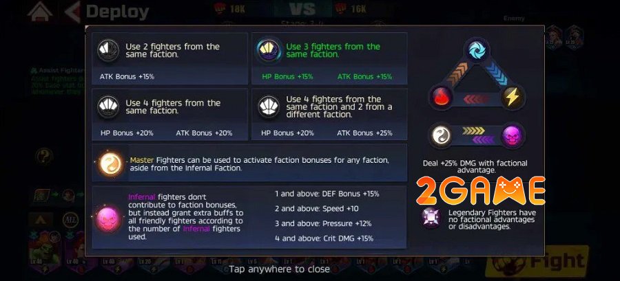 street-fighter-duel-factions-1 Hướng dẫn xây dựng đội hình tốt nhất trong game Street Fighter: Duel street fighter duel factions 1