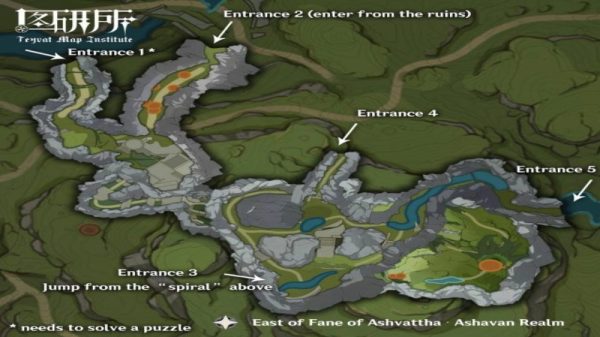 Genshin Impact: bản đồ Sumeru dành cho những anh em “não cá vàng” sumeru underground map 16 1930jpg