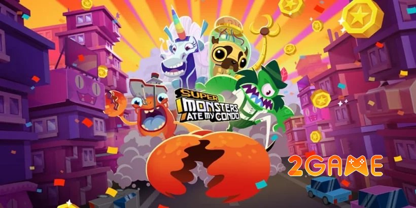 Tựa game match-3 nổi tiếng Super Monsters Ate My Condo sắp ra mắt bản mobile super monsters ate my condo android ios 1
