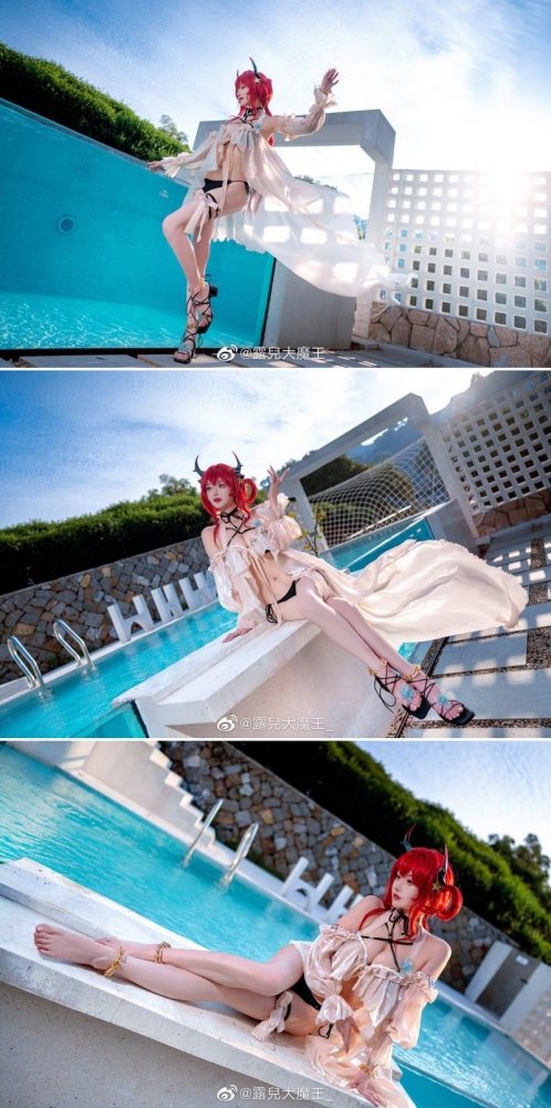 Cùng chiêm ngưỡng bộ ảnh cosplay Surtr trong Arknights được thực hiện bởi coser nóng bỏng surtr arknights cosplay 1