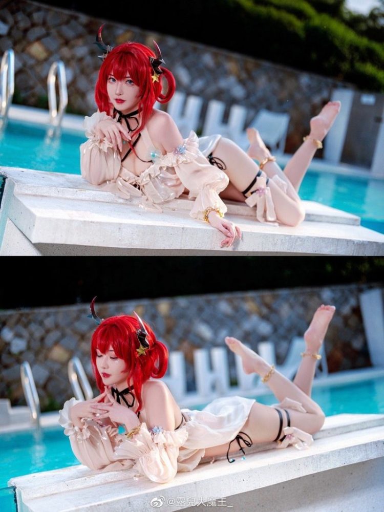 Cùng chiêm ngưỡng bộ ảnh cosplay Surtr trong Arknights được thực hiện bởi coser nóng bỏng surtr arknights cosplay 2