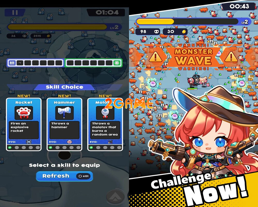 survival-shooter-2-1 Survival Shooter – Game roguelike với dàn mỹ nữ đáng yêu survival shooter 2 1