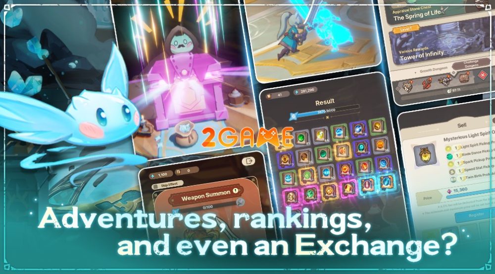 Nhiều hoạt động hấp dẫn trong game Tales of Crown Idle RPG