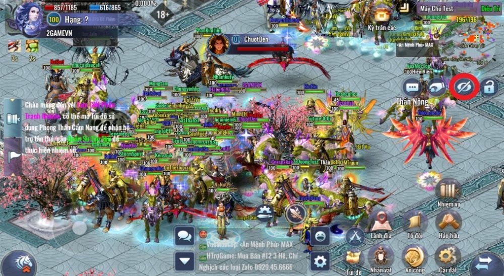 Hướng dẫn nâng cấp trang bị trong game Tam Giới Phân Tranh Mobile tam gioi phan tranh 1