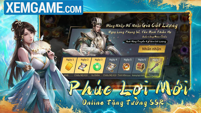 Tam Quốc Anh Hùng Truyện chính thức ra mắt vào 9:00 ngày 12/7/2023 với siêu phúc lợi vạn người mê tam quoc anh hung truyen 12 7 2