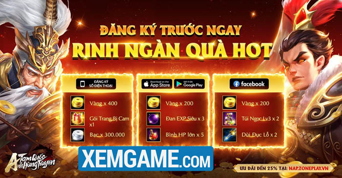 Tam Quốc Anh Hùng Truyện chính thức ra mắt vào 9:00 ngày 12/7/2023 với siêu phúc lợi vạn người mê tam quoc anh hung truyen 12 7 3