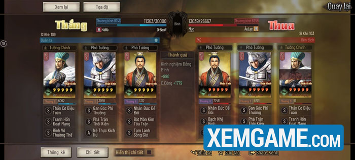 Những đội hình tướng được cộng đồng Tam Quốc Chí: Chiến Lược tích cực chia sẻ? tam quoc chi chien luoc 24 2 5