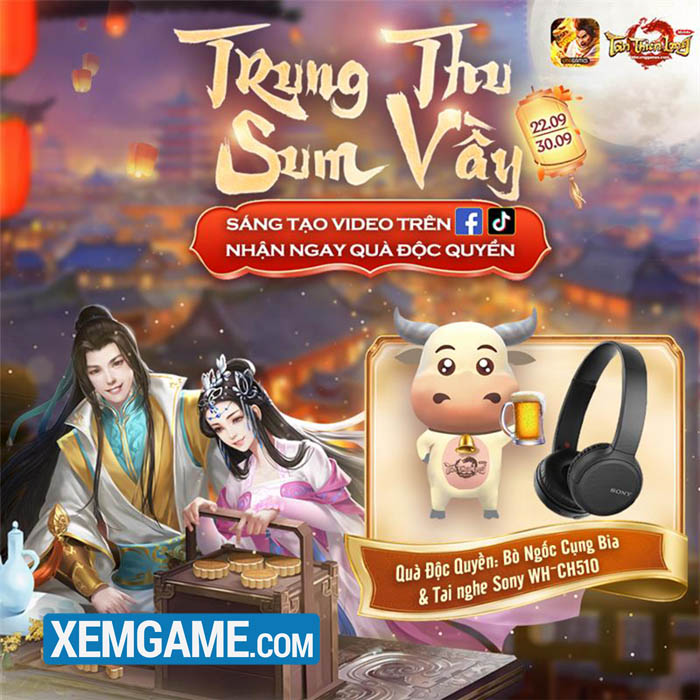 “Tìm Lại Hồi Ức – Trọn Tết Đoàn Viên” – hàng loạt sự kiện khủng nhân dịp Trung Thu của Tân Thiên Long Mobile VNG tan thien long 21 9 4