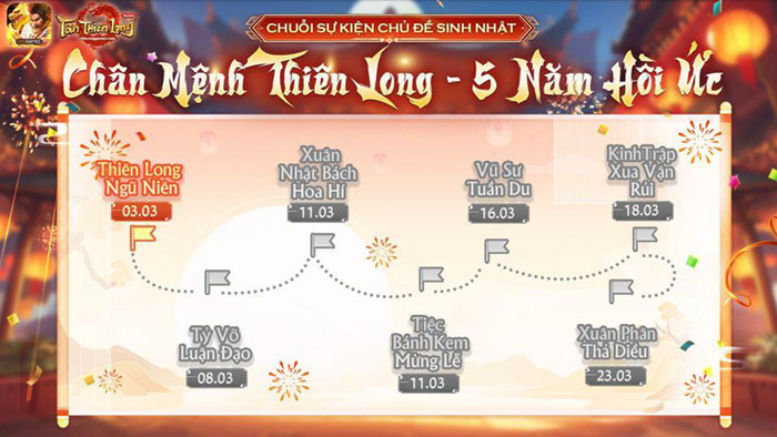 Đón tuổi lên 5, Tân Thiên Long Mobile VNG mở tiệc lớn chiêu đãi game thủ