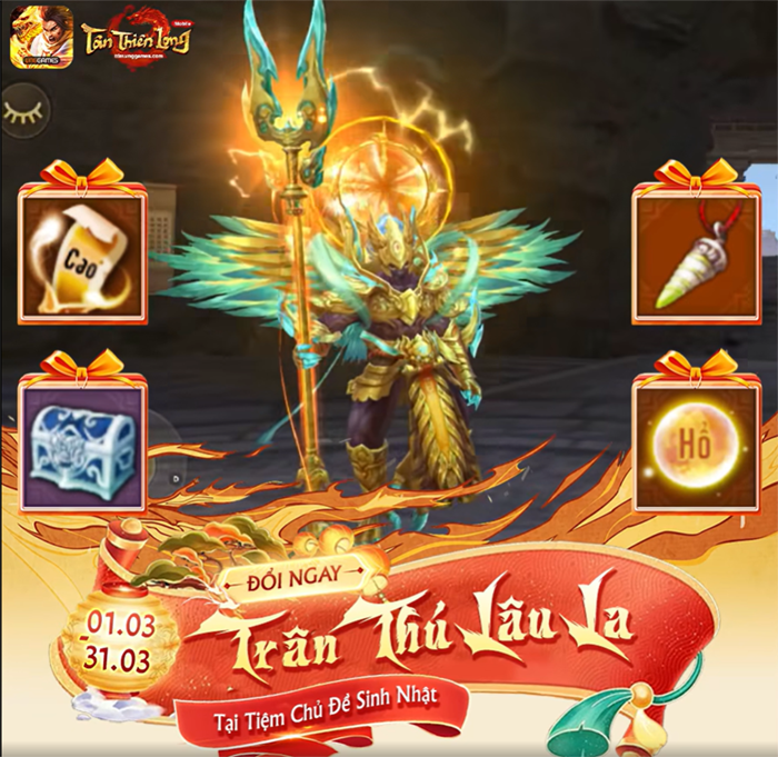 Đón tuổi lên 5, Tân Thiên Long Mobile VNG mở tiệc lớn chiêu đãi game thủ