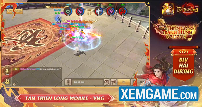 Đã có thể đăng ký đấu giao hữu Thiên Long Tranh Hùng tại S130 Tân Thiên Long Mobile VNG tan thien long mobile vng 15 3 4