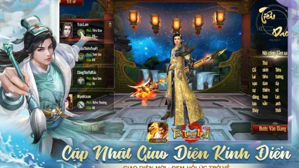 Tân Thiên Long Mobile sẽ “thay áo” cực khủng trong cập nhật Thiên Long Tái Khởi tan thien long mobile vngjpg