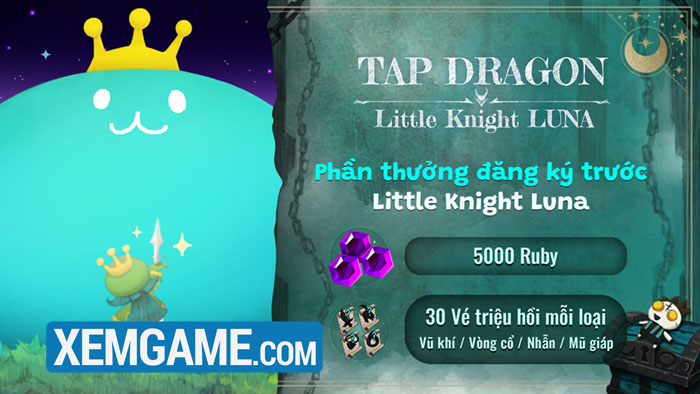 tap-dragon-little-knight-luna-3 Game giải trí Tap Dragon: Little Knight Luna mở đăng ký trước tap dragon little knight luna 3