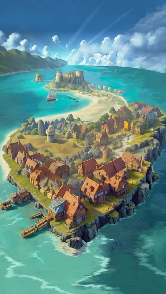 Khởi nghiệp mở quán rượu trên đảo hoang thời trung cổ trong Tavern Legend Khởi nghiệp mở quán rượu trên đảo hoang thời trung cổ trong Tavern Legend