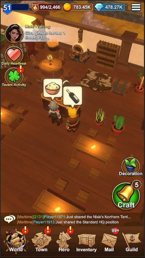 Khởi nghiệp mở quán rượu trên đảo hoang thời trung cổ trong Tavern Legend Khởi nghiệp mở quán rượu trên đảo hoang thời trung cổ trong Tavern Legend