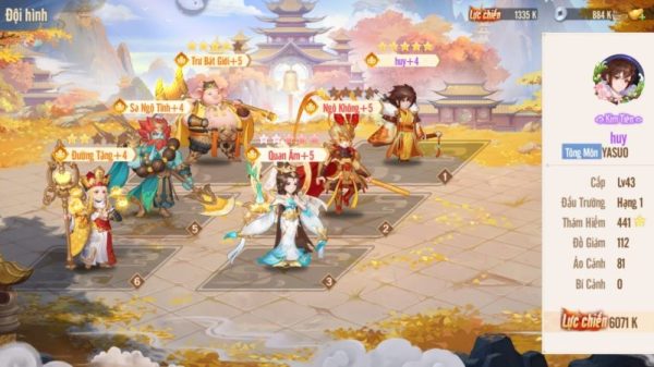 Tây Du VNG: Đại Náo Tam Giới – Đội hình khỏe dành cho tân thủ tay du vng doi hinh tan thu thumbjpg