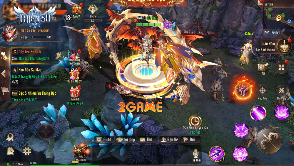 Bom tấn game MMORPG Thánh Quang Thiên Sứ sắp cập bến làng game Việt thanh quang thien su 5