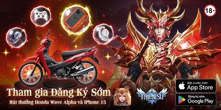 Đăng ký trước Thánh Quang Thiên Sứ để có cơ hội nhận 1 tỷ Kim Cương thanhquangthiensu vnggames dkt 1