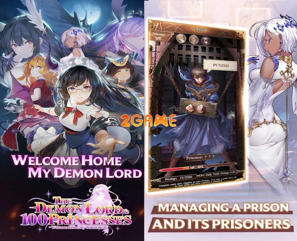 Chinh phục các cô công chúa xinh đẹp trong game The Demon Lord & 100 Princesses the demon lord 100 princesses 4