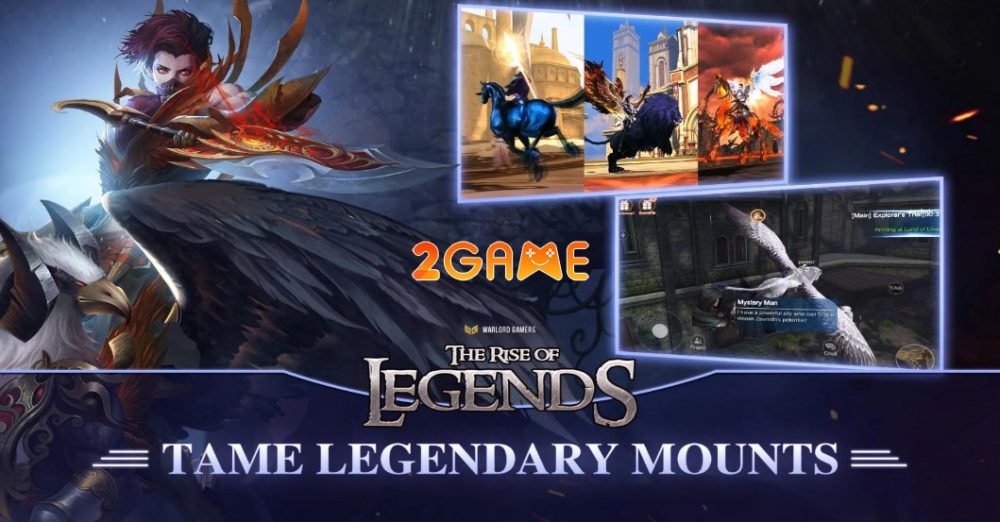 Thu phục hàng loạt thú cưỡi độc đáo trong game The Rise of Legends