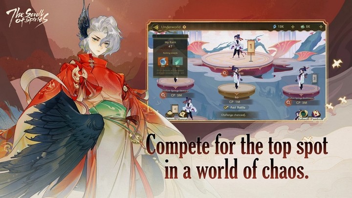 The Scroll of Spirits: Game cổ trang sở hữu đồ họa vẽ tay độc đáo