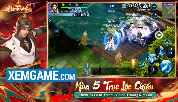 Anh hào võ lâm tề tựu, hưởng ứng Phiên bản mới Thiên Chấn Giang Hồ của VLTK Mobile thien chan giang ho vltk 1 mobile 5