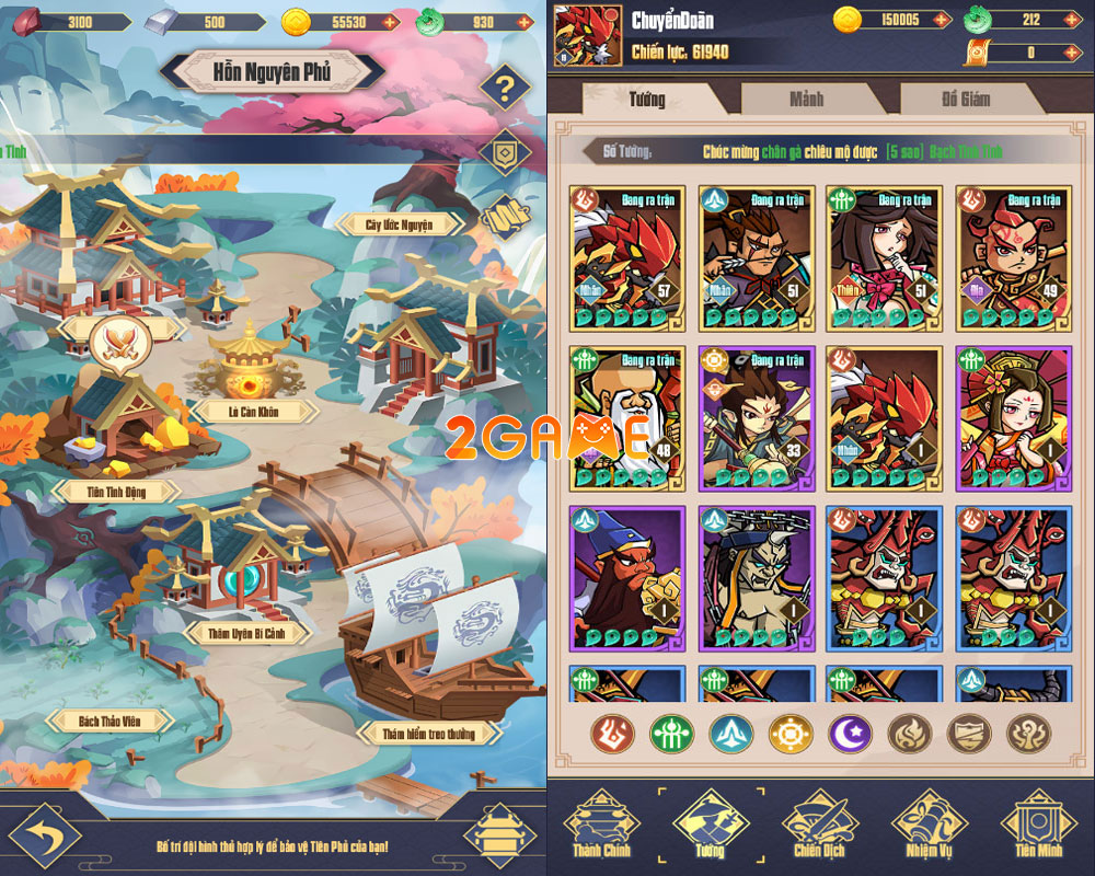 Dàn nhân vật trong game chiến thuật Thiên Đình Ta Vô Địch Dàn nhân vật trong game chiến thuật Thiên Đình Ta Vô Địch